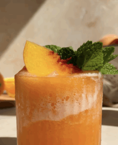 Frozen Peach Aperol Spritz